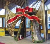 Textieldecoratie beurs