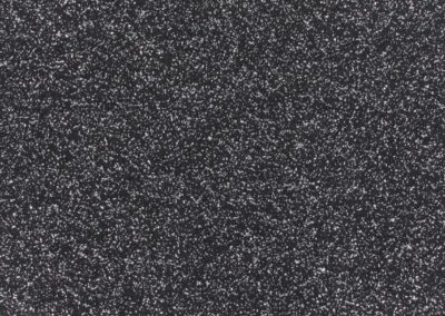 Loper / Tapijt Brandvertragend Zwart/Zilveren Glitter 0910, 200 cm breed, 30 meter rollen, 370 g/m2